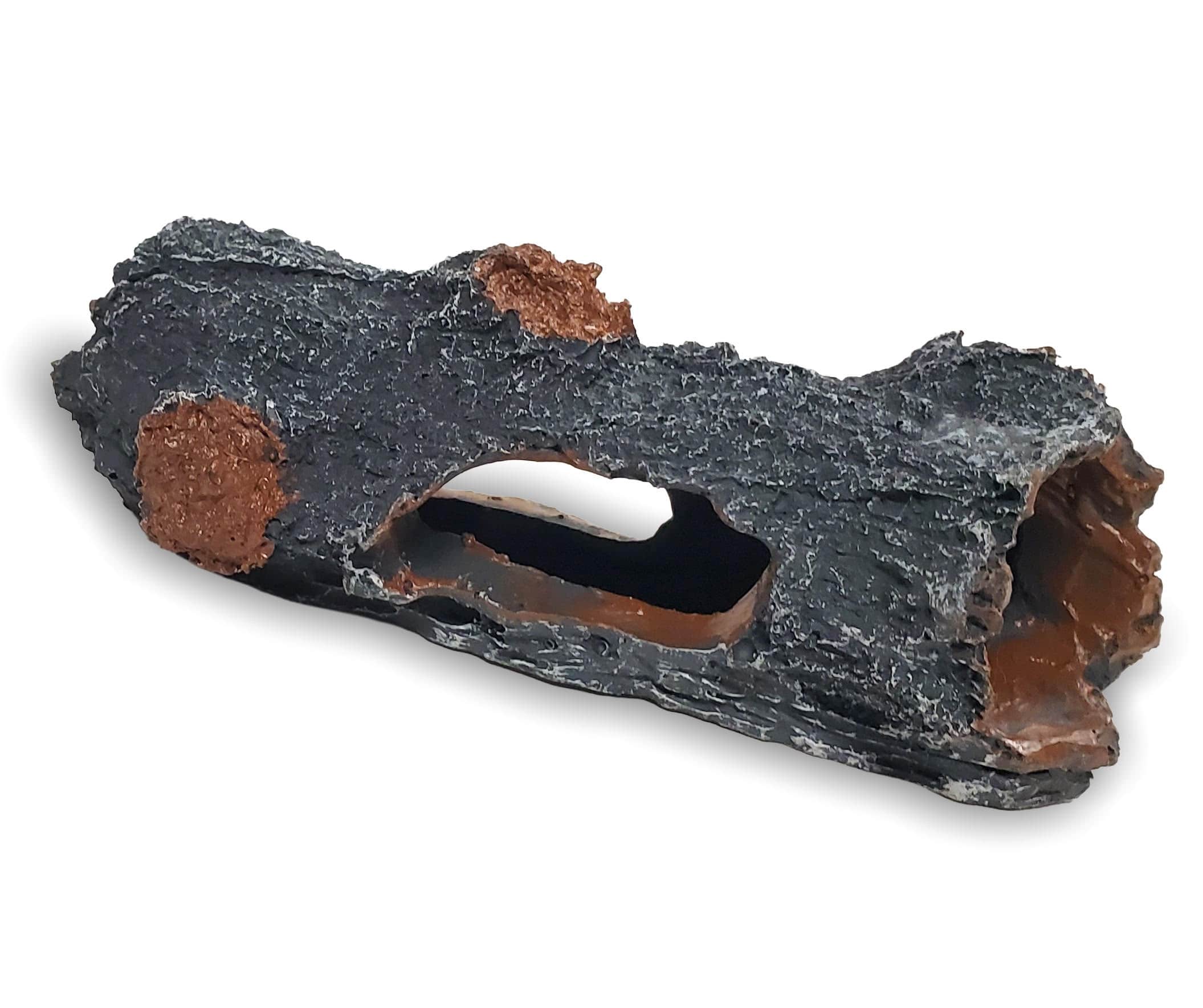 Resin hollow play log