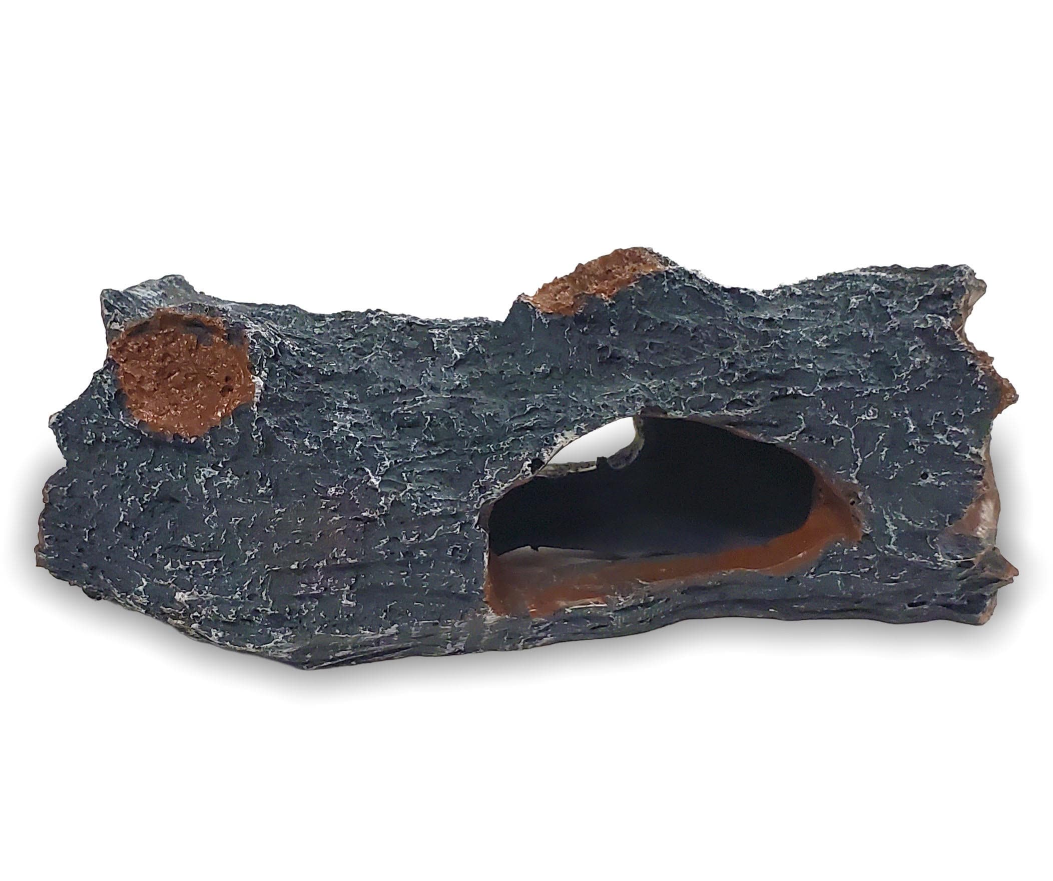Resin hollow play log