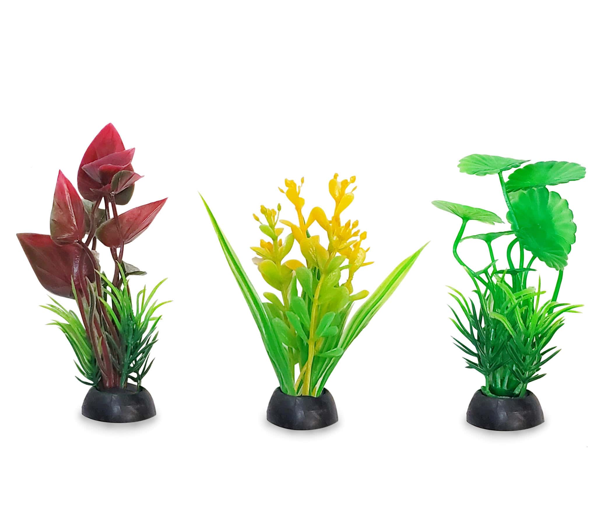 4 inch Plastic Plants (3 Pack)